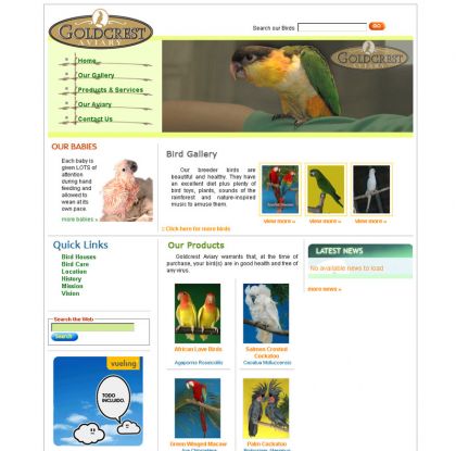 Goldcrest Aviary